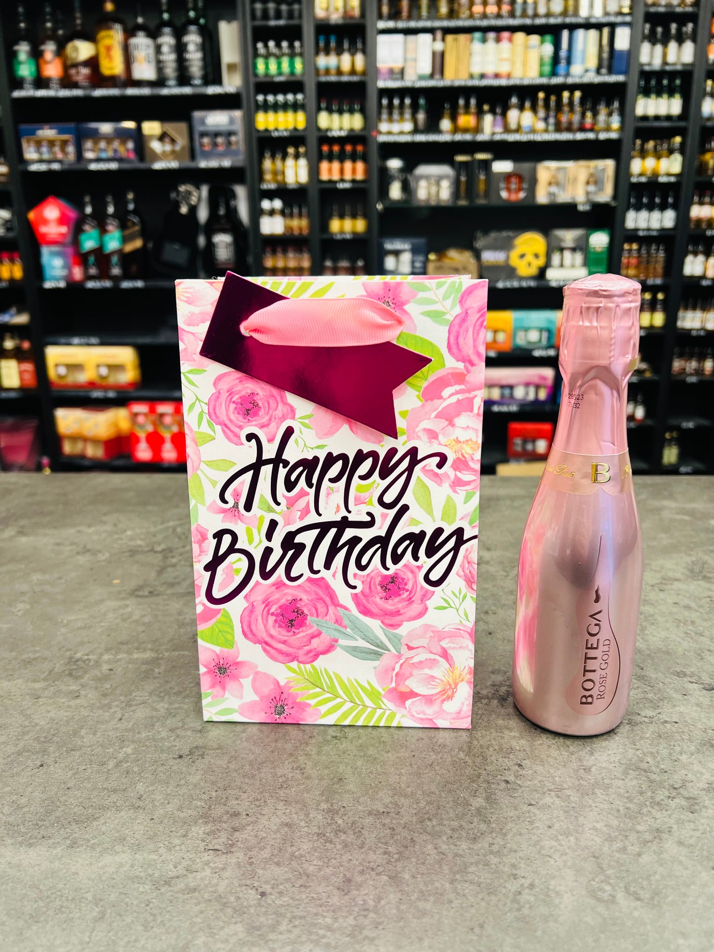 Pink Happy Birthday Gift Bag