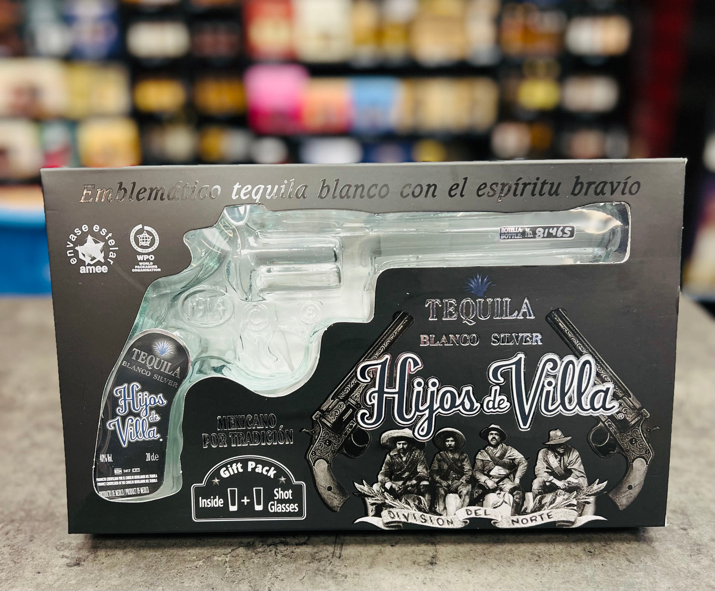 Hijos de Villa Tequila Blanco Silver Gun
