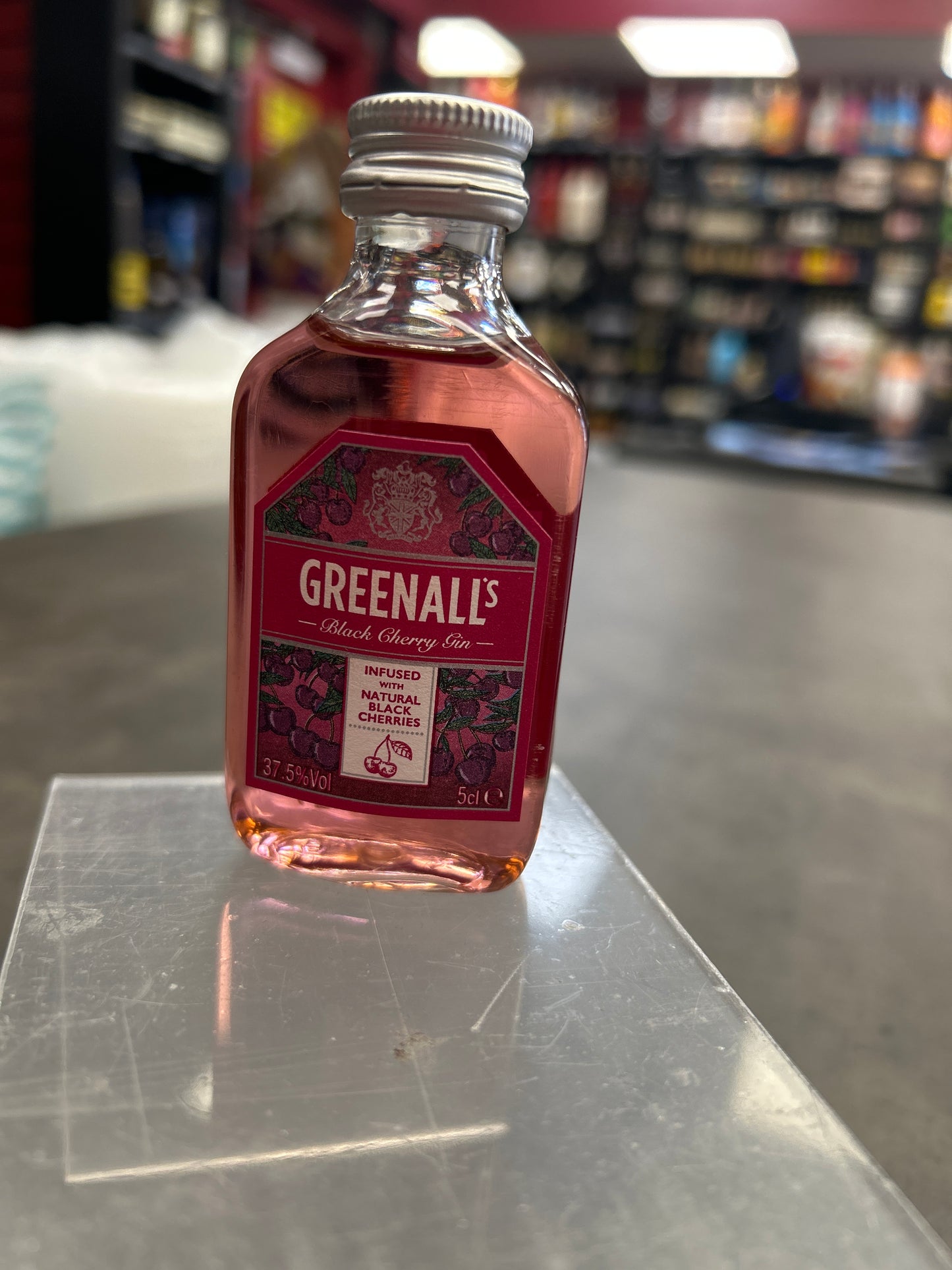 Greenalls Black cherry Gin Miniature 5cl