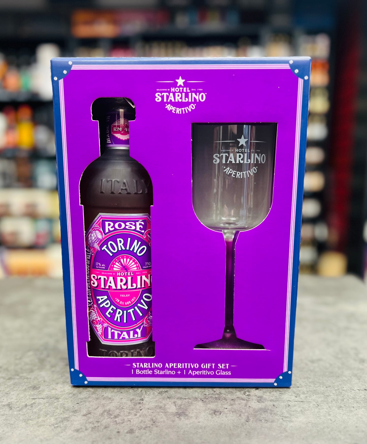 Hotel Starlino Rose Aperitivo Gift Set 75 CL