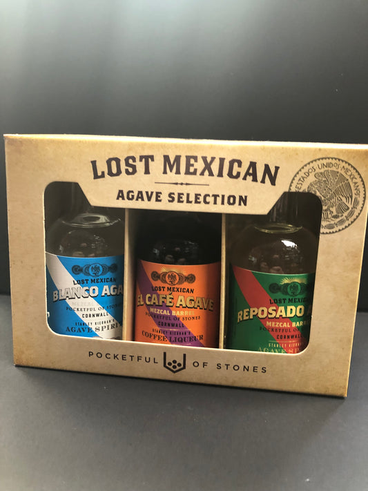 Lost Mexican Agave Selection Box 3 x 5cl