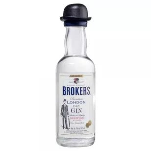 Brokers london Gin 5cl Miniature - The Tiny Tipple Drinks Company Limited
