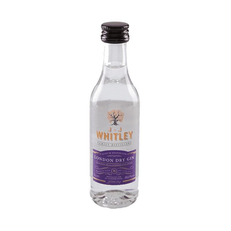 J J Whitley London Dry Gin Miniature 5cl - The Tiny Tipple Drinks Company Limited