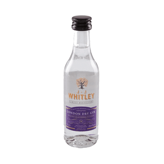 J J Whitley London Dry Gin Miniature 5cl - The Tiny Tipple Drinks Company Limited