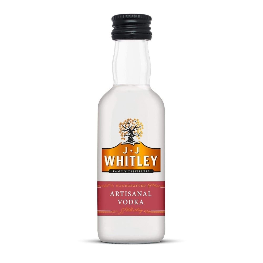 JJ Whitley Artisanal Vodka Miniature 5cl - The Tiny Tipple Drinks Company Limited