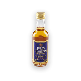 Jules Clairon Brandy 5cl Miniature - The Tiny Tipple Drinks Company Limited