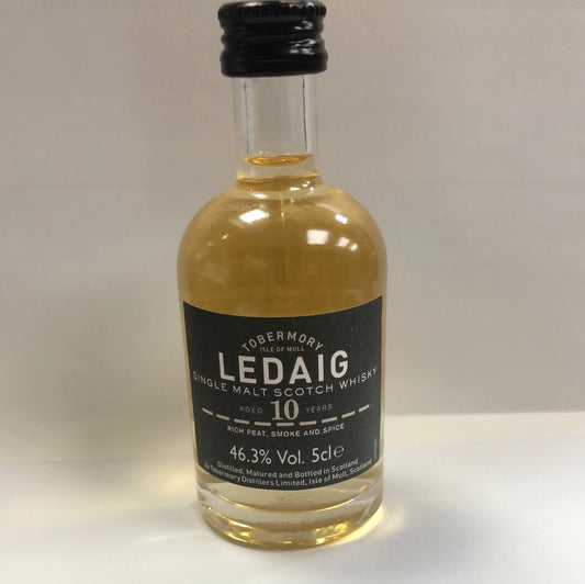 Ledaig 10 Peated malt whiskey 5cl