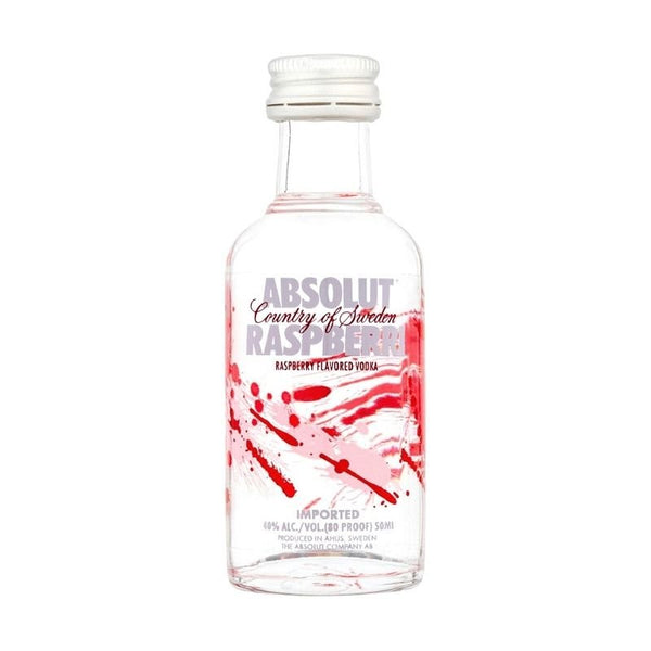 Absolut Raspberry Miniature 5cl - The Tiny Tipple Drinks Company Limited