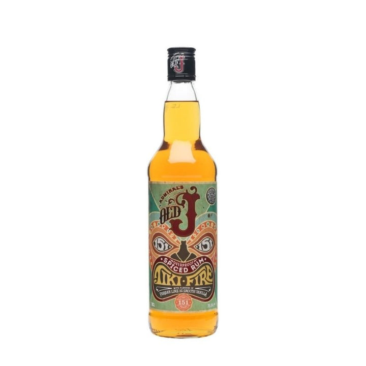 Admiral's Vernon's Old J Spiced Tiki Fire Rum 5cl - The Tiny Tipple Drinks Company Limited