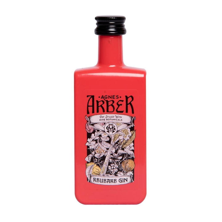 Agnes Arber Rhubarb Gin 5cl Miniature - The Tiny Tipple Drinks Company Limited