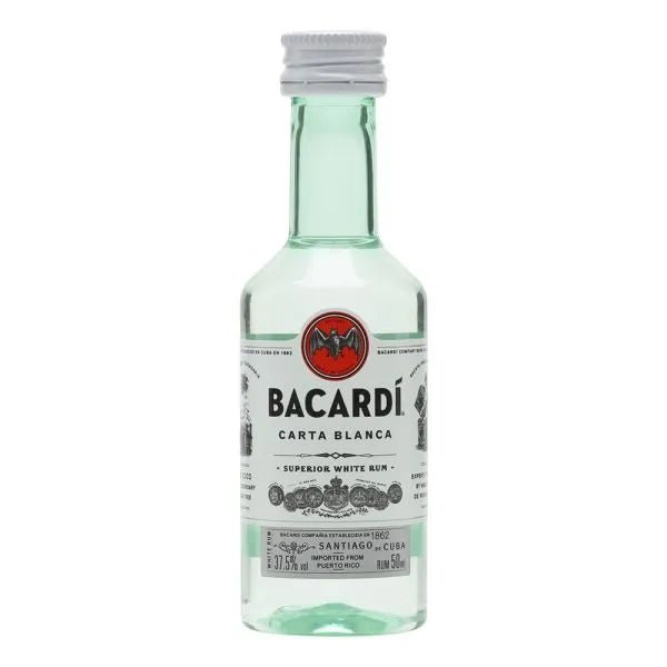 Bacardi Carta Blanca Rum 5cl Miniature - The Tiny Tipple Drinks Company Limited