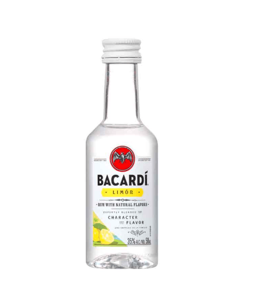 Bacardi Limon Rum 5cl Miniature - The Tiny Tipple Drinks Company Limited
