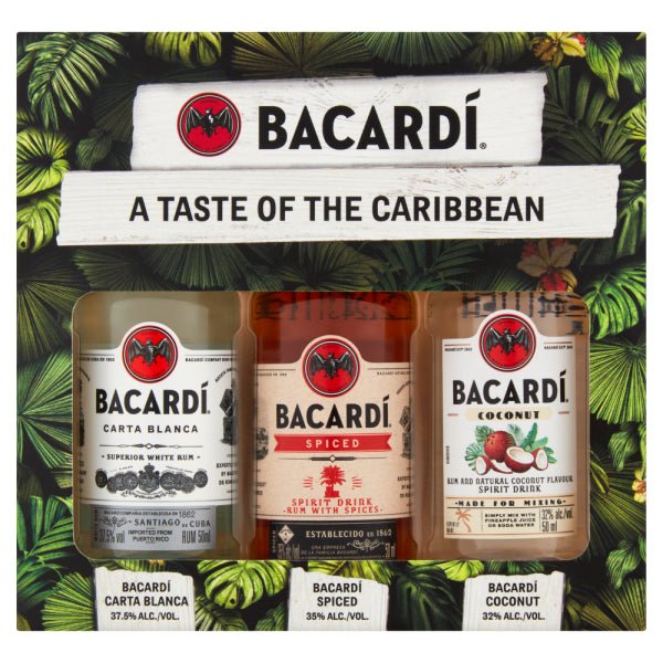 Bacardi Rum Taster Set 5cls - The Tiny Tipple Drinks Company Limited