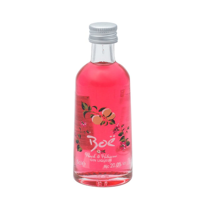 Boe Peach & Hibiscus Gin Liqueur Miniature 5cl - The Tiny Tipple Drinks Company Limited