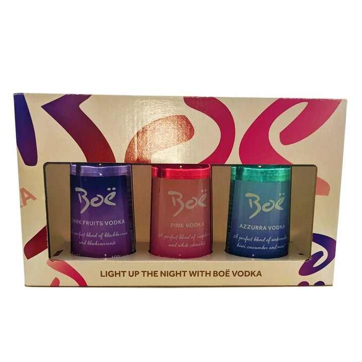 Boe Vodka Triple Gift Pack 3x5cl - The Tiny Tipple Drinks Company Limited