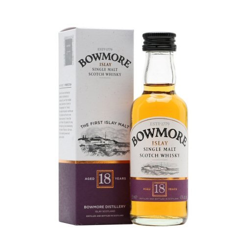Bowmore 18 Year Single Malt Whisky 5cl Miniature - The Tiny Tipple Drinks Company Limited