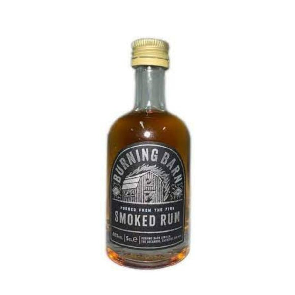 Burning Barn Smoked Rum 5cl Miniature - The Tiny Tipple Drinks Company Limited