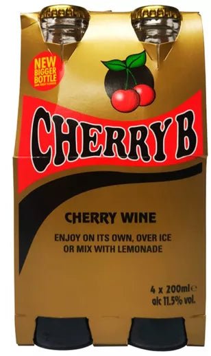 Cherry B wine multipack 4 200ml - The Tiny Tipple Drinks Company Limited