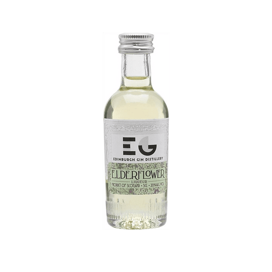 E & G Elderflower Liqueur 5cl - The Tiny Tipple Drinks Company Limited