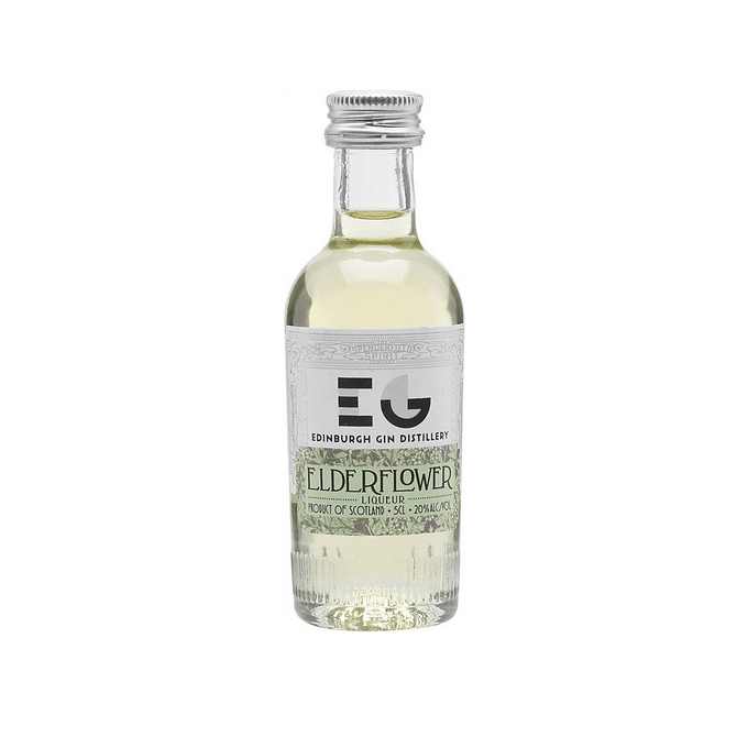 E & G Elderflower Liqueur 5cl - The Tiny Tipple Drinks Company Limited