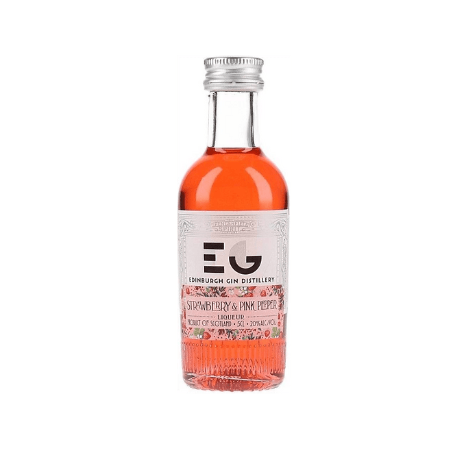 Edinburgh Strawberry & pink pepper 5cl - The Tiny Tipple Drinks Company Limited