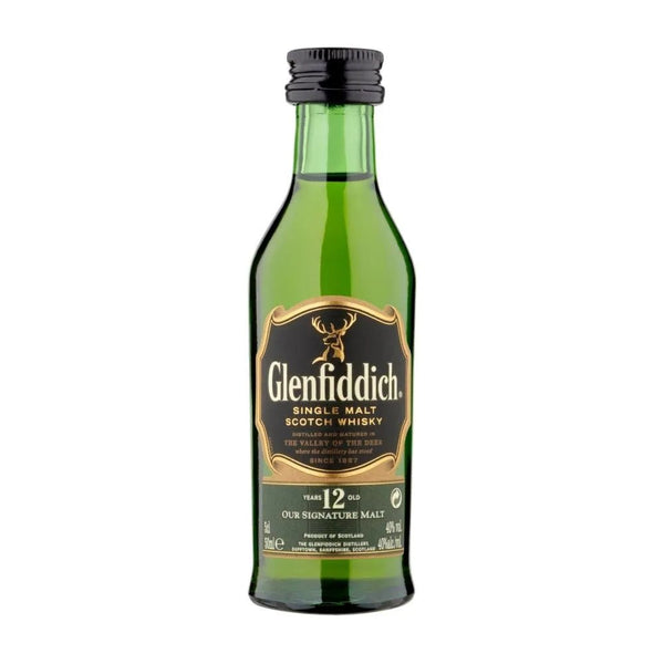 Glenfiddich 12 year Old Single Malt Whisky Miniature 5cl - The Tiny Tipple Drinks Company Limited