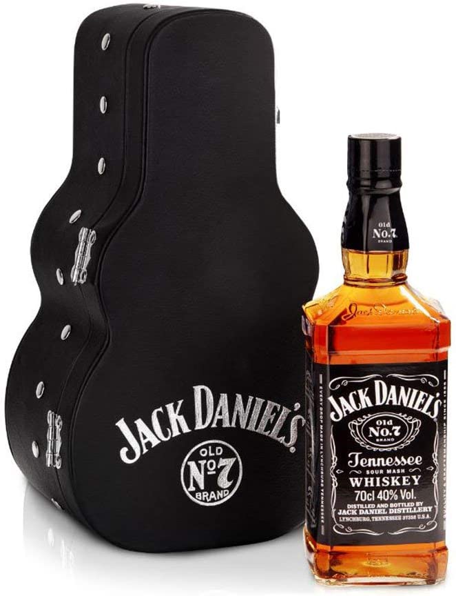 Jack Daniel's Tennessee Whiskey Guitar Case Gift Set 70 cl - The Tiny Tipple Drinks Company Limited