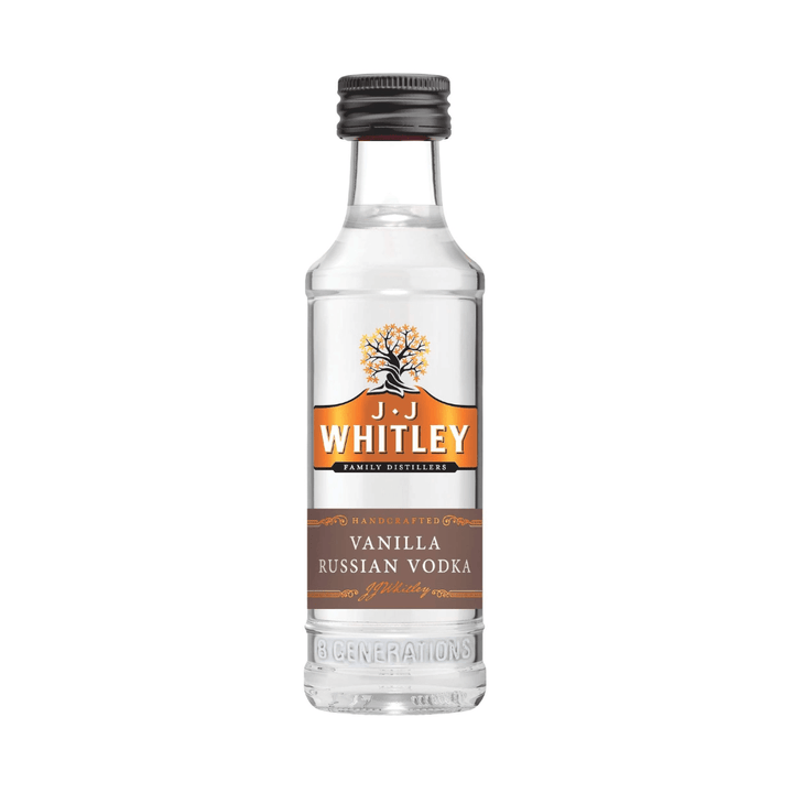 JJ Whitley Vanilla Vodka Miniature 5cl - The Tiny Tipple Drinks Company Limited