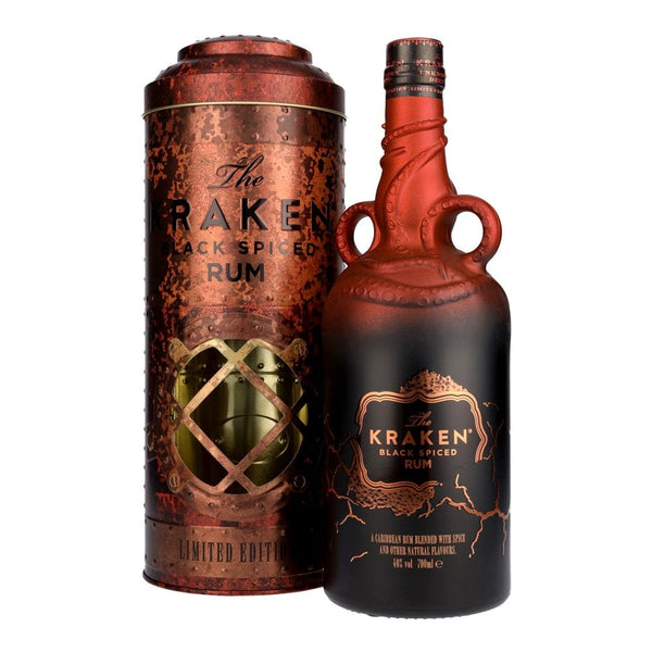 Kraken Black Spiced Rum Unknown Deep Copper Scar Limited Edition- 70cl - The Tiny Tipple Drinks Company Limited