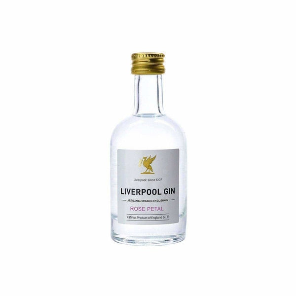Liverpool Organic Rose Petal Gin Miniature 5cl - The Tiny Tipple Drinks Company Limited