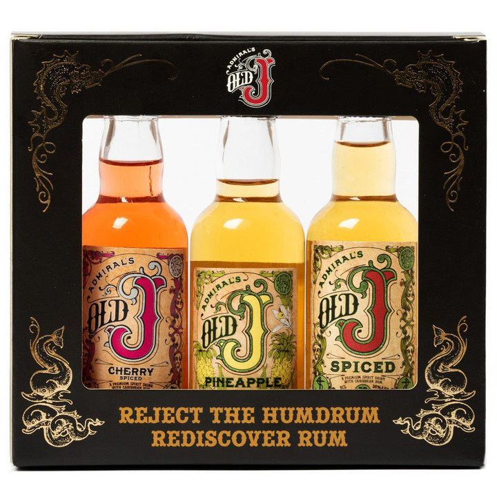 Old J Miniature Gift Pack 3 x 5cl - The Tiny Tipple Drinks Company Limited