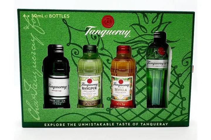 Tanqueray Gin Minis Gift Pack 4 X 5cl - The Tiny Tipple Drinks Company Limited