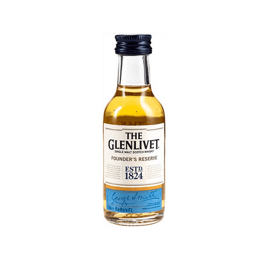 The Glenlivet Founder's Reserve Whiskey Miniature 5cl - The Tiny Tipple Drinks Company Limited