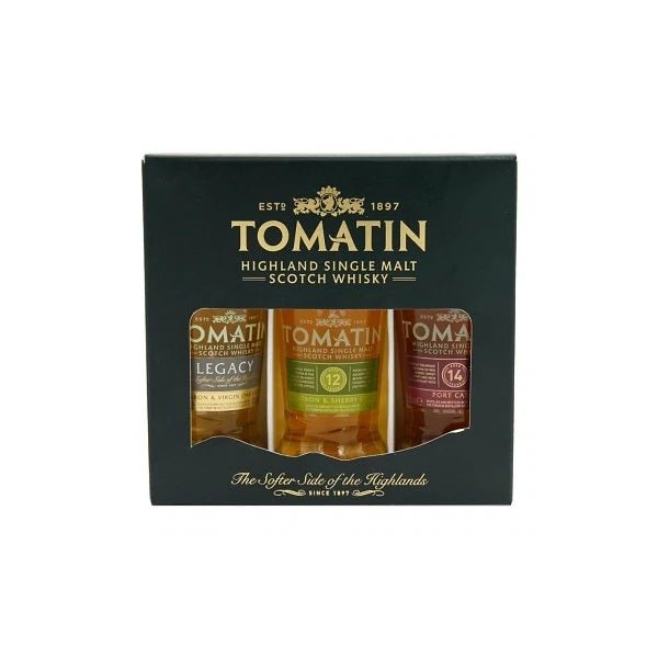 Tomatin Gift Pack of 3 x 5cl - The Tiny Tipple Drinks Company Limited