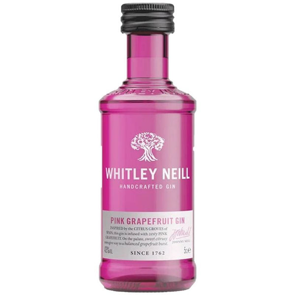 Whitley Neill Pink Grapefruit Gin Miniature 5cl - The Tiny Tipple Drinks Company Limited
