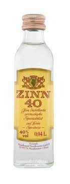 Zinn 40 Schnapps Miniature 5cl - The Tiny Tipple Drinks Company Limited